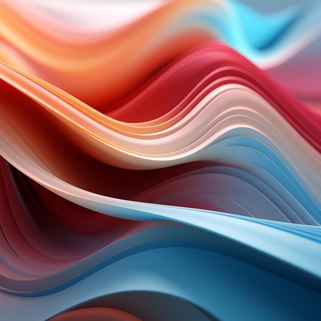 Photo 3d wallpaper wave