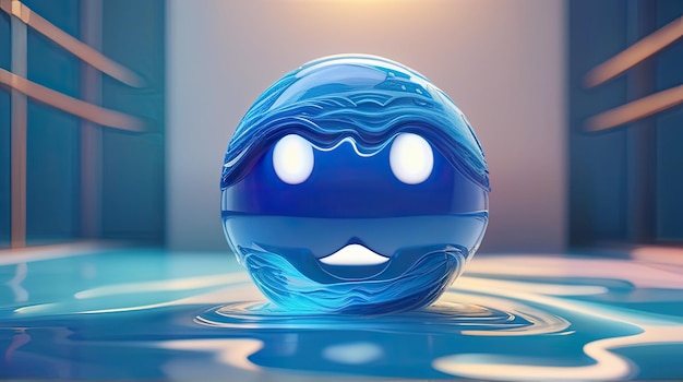 3D-water emoji