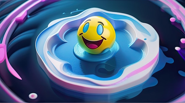 3D-water emoji