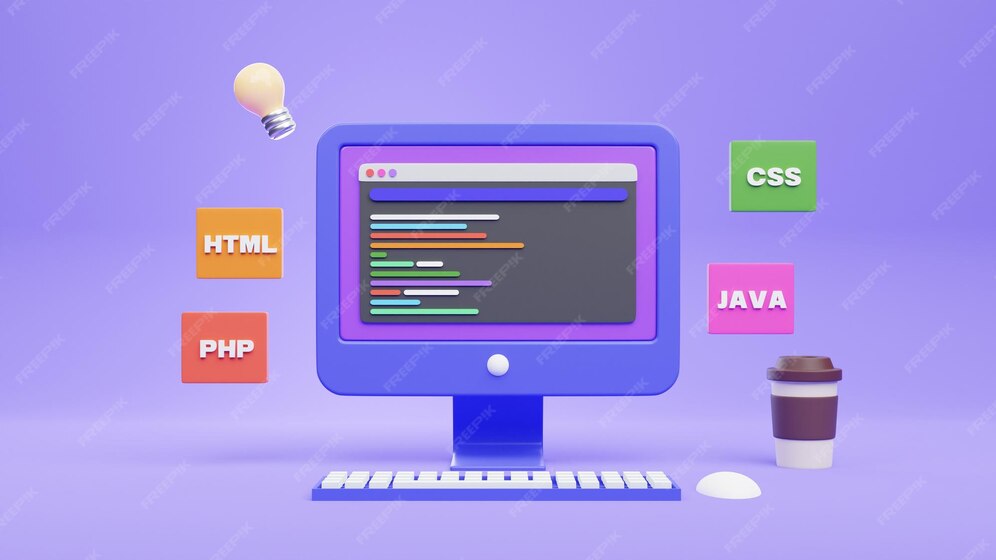 Premium Photo | 3D Web Development Dashboard Data HTML PHP CSS ...