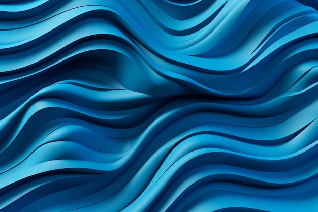 3D-weergave van blauwe abstracte achtergrond