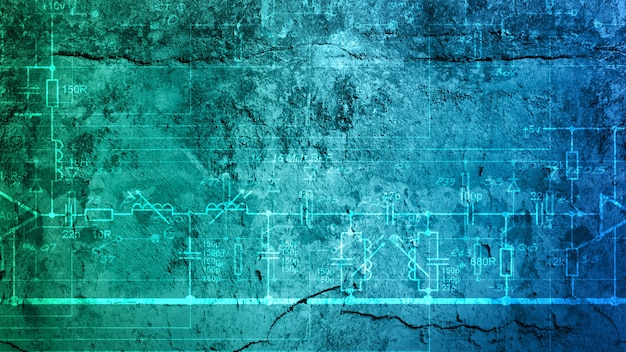 3D-weergave van de textuur op basis van de lagen beton en steen