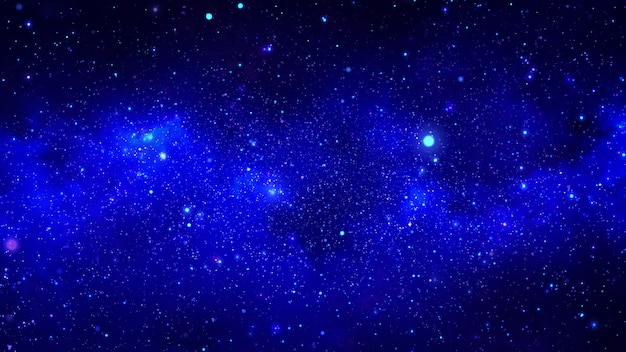 3D-weergave van een stellaire nevel en kosmisch stof kosmische gasclusters en sterrenbeelden in de ruimte