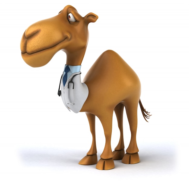 3D-weergave van kameel