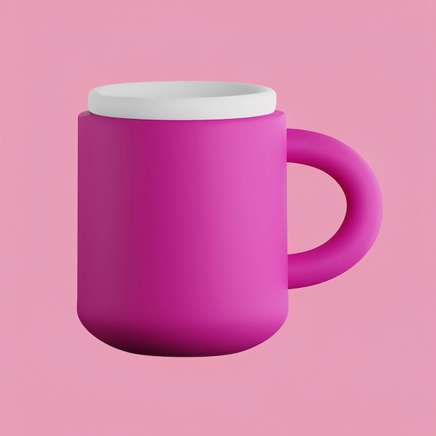 3D-weergave van mub en cup