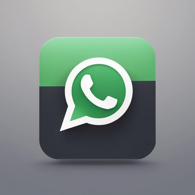 Photo 3d whatsapp isolated