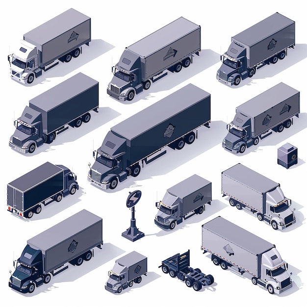 3D where house Manufacturing Isometric with Modern AI Technology