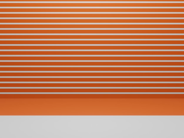 Фото 3d белый и оранжевый геометрический фон