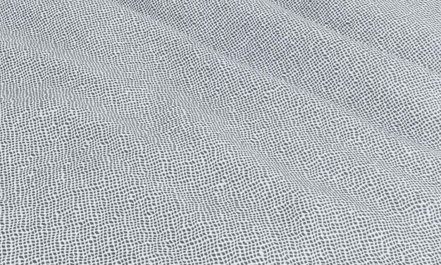 3D white wavy fabric background