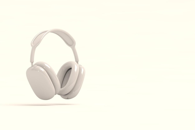 3D-witte koptelefoon