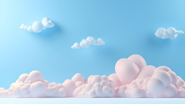 Foto 3d-wolk