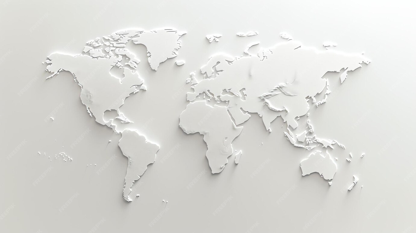 Premium Photo 3D world map Detailed Earth map with country