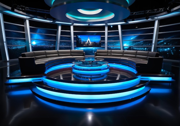 3D World News Background digital world breaking news Studio Background for news