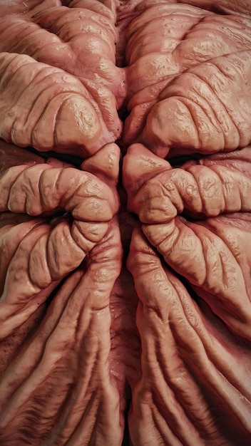 3d wrinkled skin