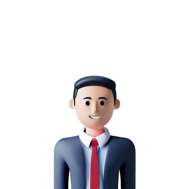 3d zakenman pak render