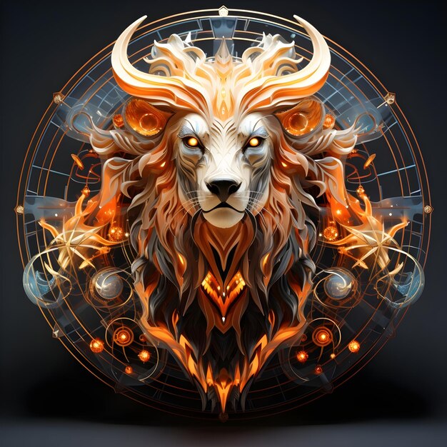 3d zodiac and astrology sign