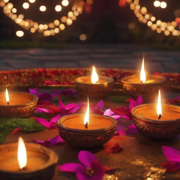 3diwali festival of lights scene