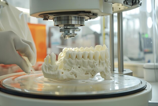 写真 3dプリント インプラント工場 進歩した機械 生物相容性のある材料 義肢 歯科インプラント