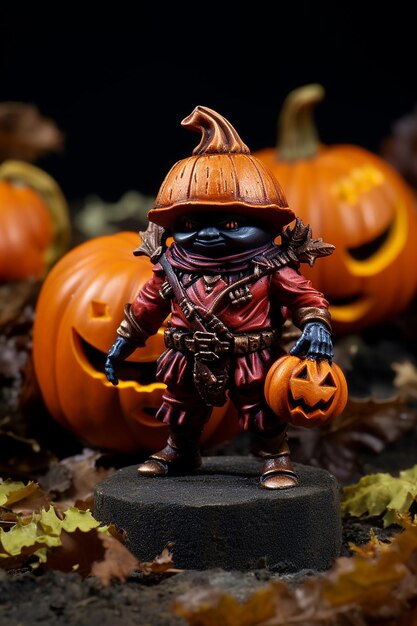 3dprinted painted miniature heroic scale tabletop wargaming model of a boopkin