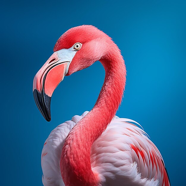 3drendered pink flamingo bird