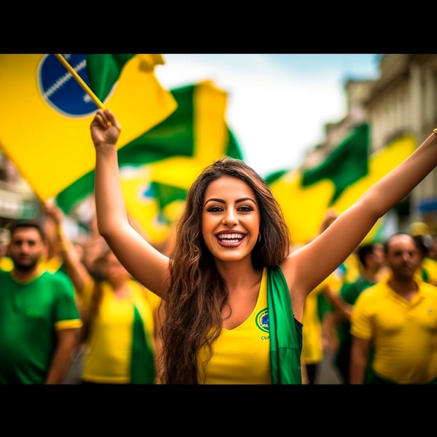 3e vlag onafhankelijkheid van Brazilië 7 september