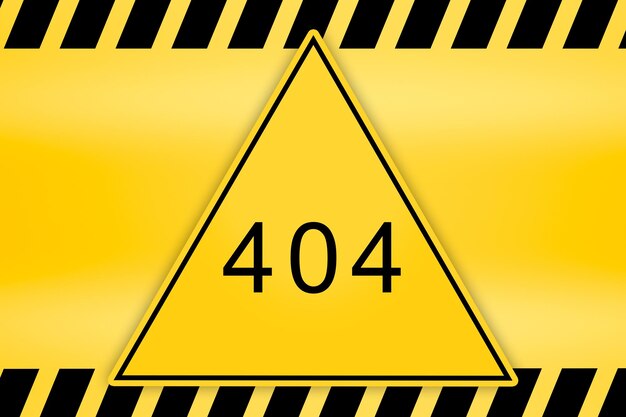 404 not found error sign caution lines backgrounds