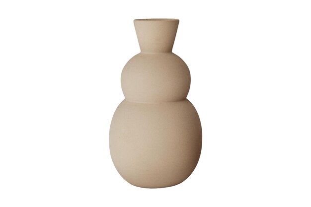 Photo 4350 beige vase isolated on a transparent background