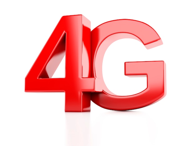  4G icon. wireless communication technology concept