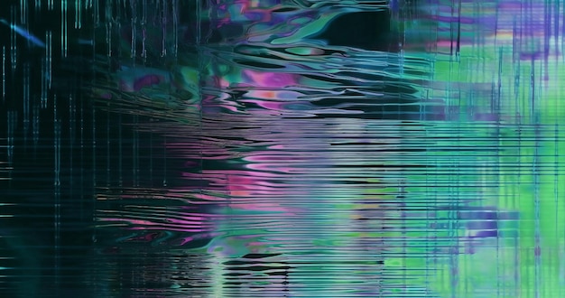 4K abstracte vervormde glitch-textuur