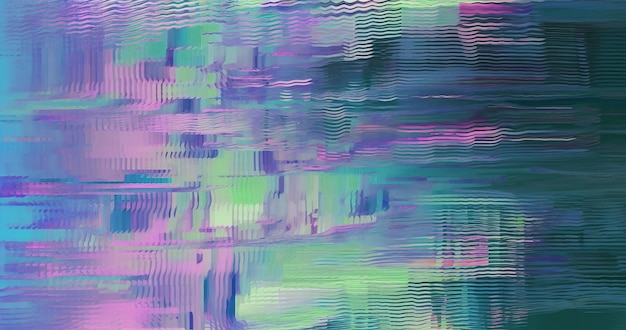 4K abstracte vervormde glitch-textuur