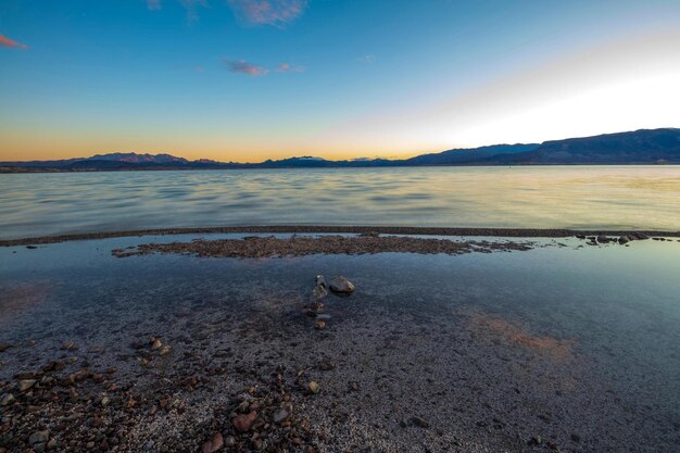 4K afbeelding Schitterend uitzicht op Lake Mead bij Las Vegas