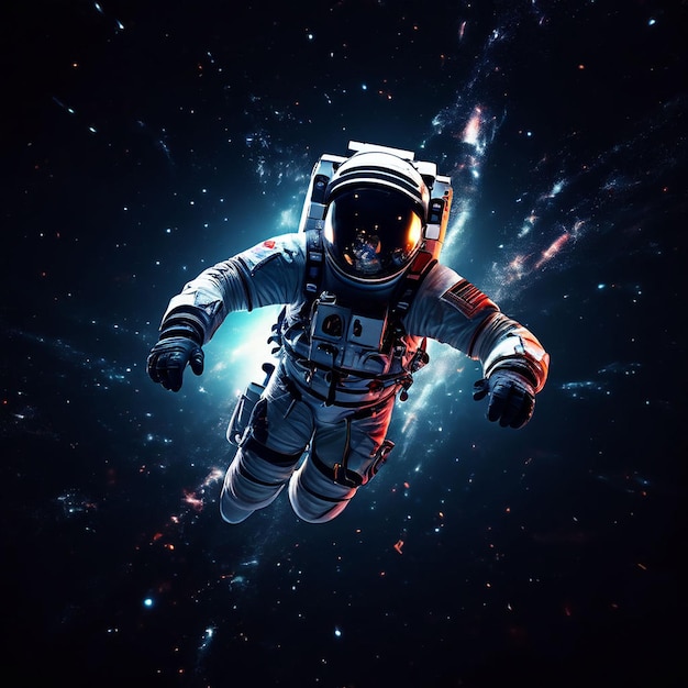 4k astronaut in space