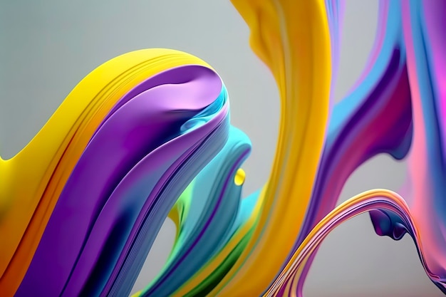 4k colorful abstract background soft tones aigenerated