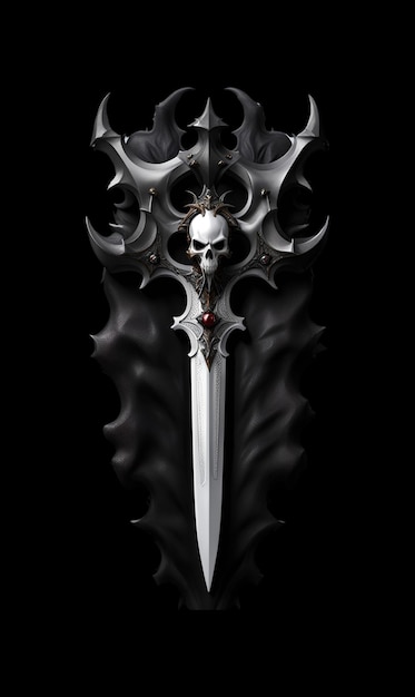 4K concept of sword for wallpaper