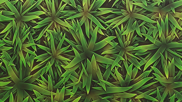 4k high resolution Stylized Grass texture wallpaper background realistic 3D rendering 093