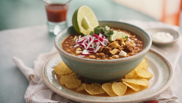 Foto resoluzione 4k deliziosa e appetitosa zuppa di carne del medio oriente 12