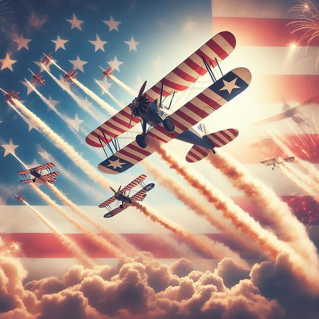 airplanes for the 4th of july