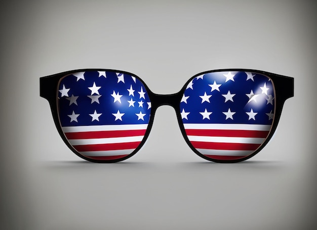 4th July celebration with glasses