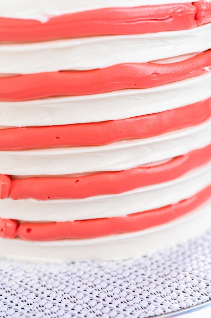 4th of July chocolate cake