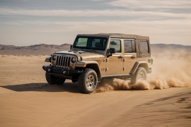 4x4 vehicle dune bashing in Sharqiya Sands desert in Oman 26 November 2021