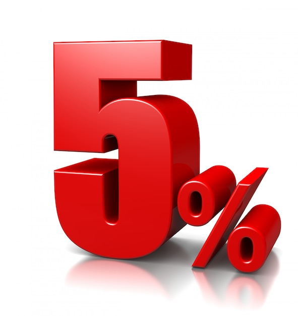 5 procent