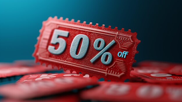 プロモーションの 50% 割引