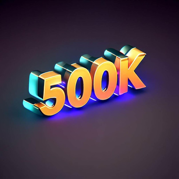 사진 500k 텍스트 효과