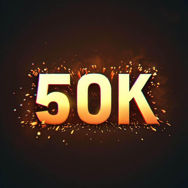 Foto 50k teksteffect