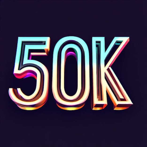 50k teksteffect