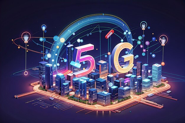 5g-communicatietechnologie van internetnetwerk