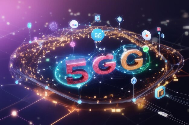 5g-communicatietechnologie van internetnetwerk