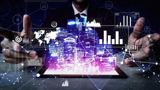 5g communication technology of internet network conceptual