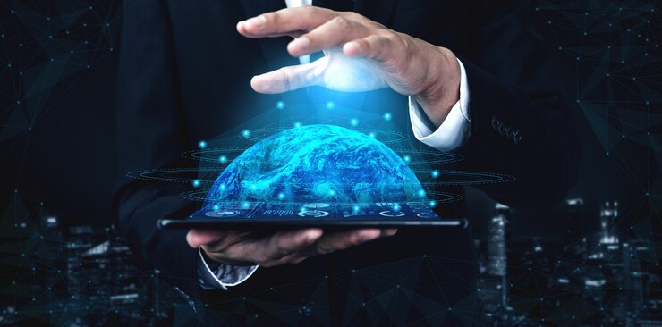 Photo 5g communication technology of internet network