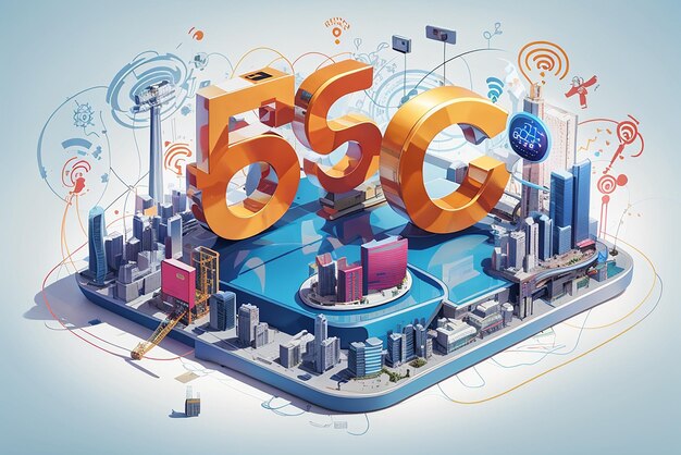 사진 5g 통신 기술: 글로벌 비즈니스 성장을 위한 무선 인터넷 네트워크 디지털 소셜 미디어